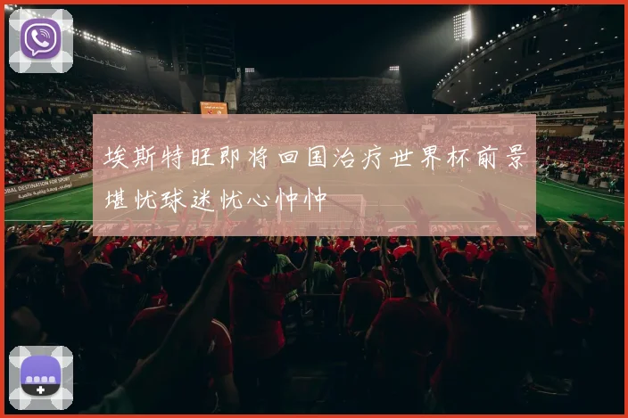 埃斯特旺即将回国治疗世界杯前景堪忧球迷忧心忡忡